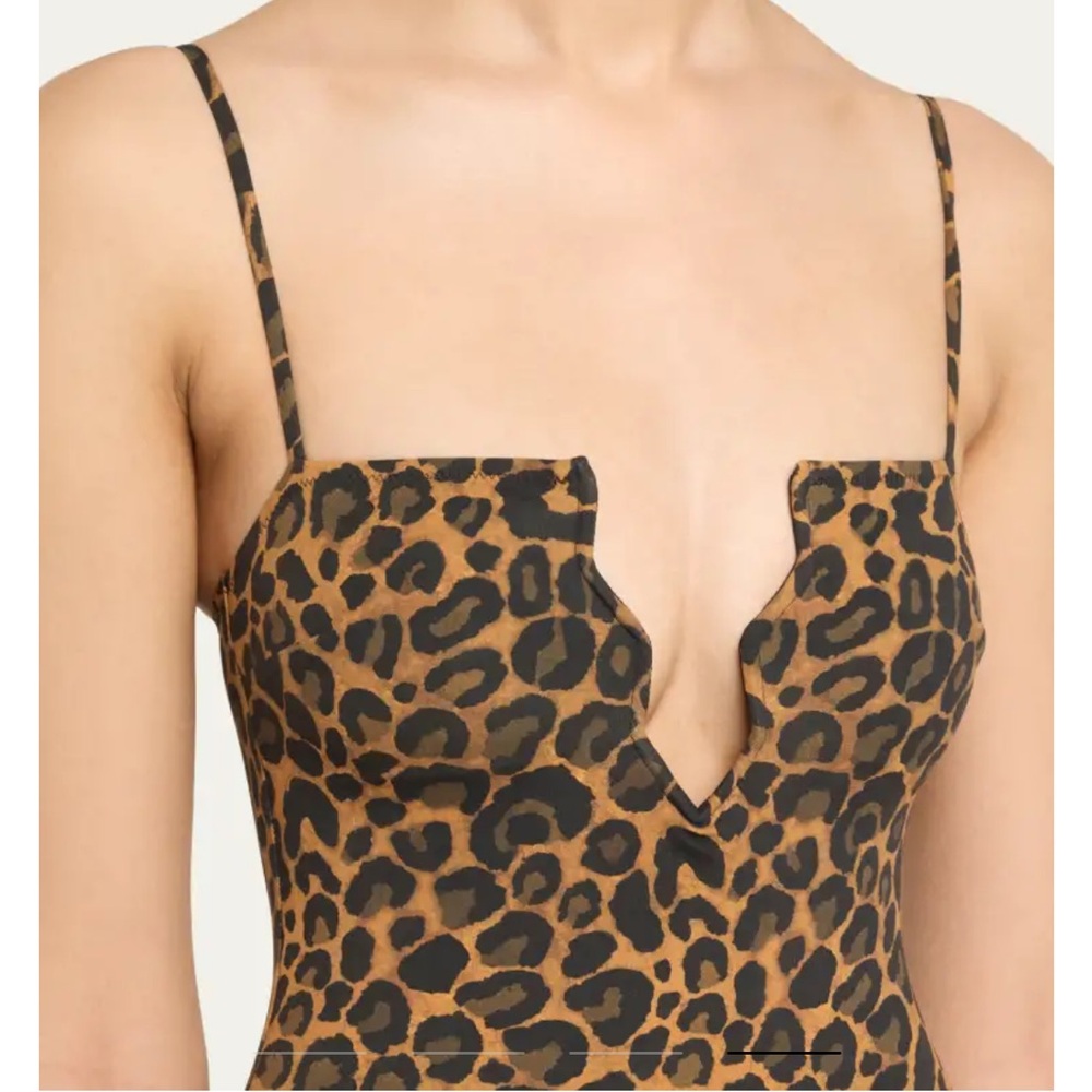 Leopard Print Women Swim One Piece